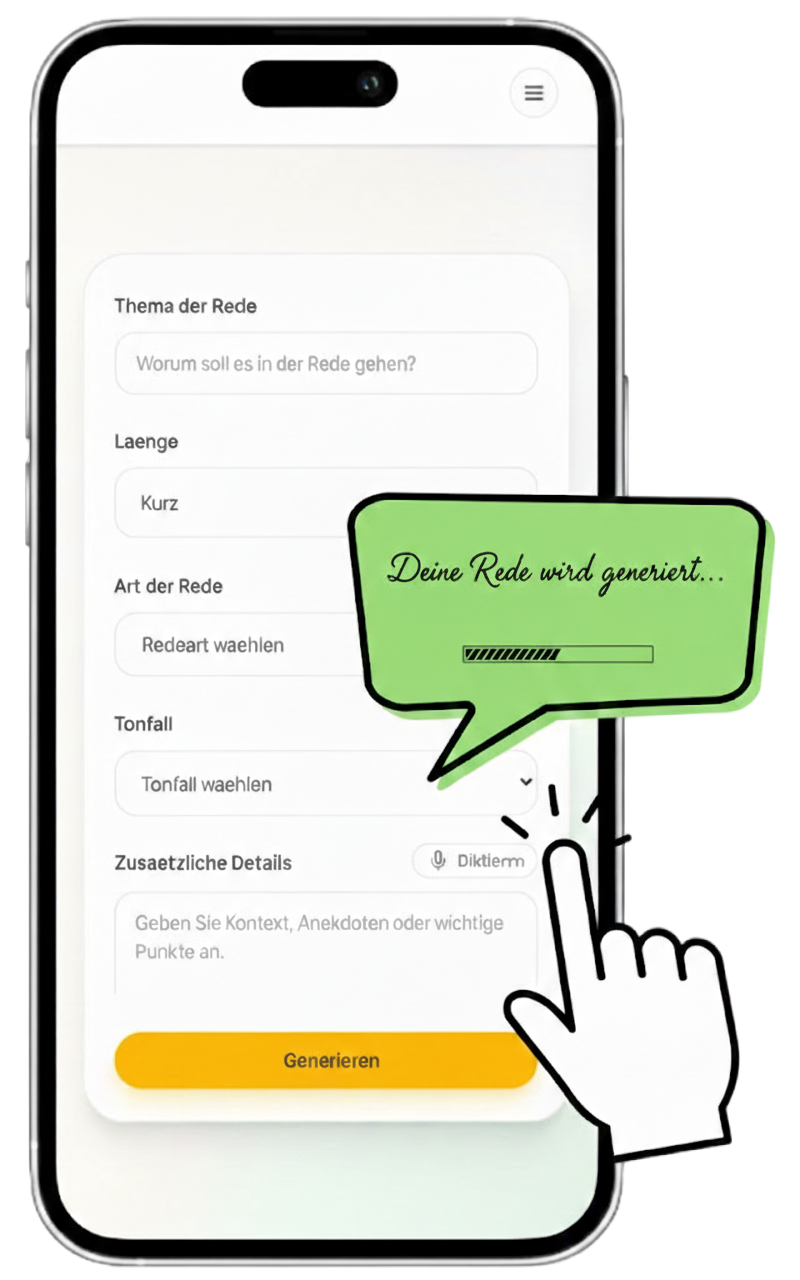 So funktioniert der Redenschreiber